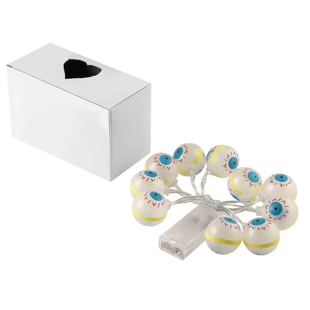 1.5 Meters Long with 10 LED Halloween Eye Ball Lamp Eyeball String Lights for Party Decoration Outdoor Hanging Party Lights
1.5 Meters Long with 10 LED Halloween Eye Ball Lamp Eyeball String Lights for Party Decoration Outdoor Hanging Party Lights