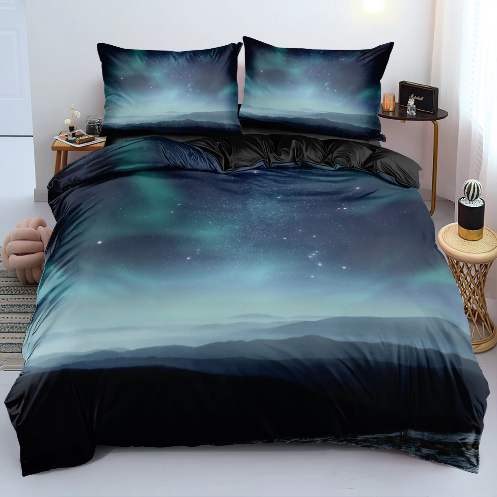 3D Digital Nebula Aurora Bed Linen Single Double King Size 140x210cm Duvet/Quilt Cover Set Durable Bedding Set Home Textile
3D Digital Nebula Aurora Bed Linen Single Double King Size 140x210cm Duvet/Quilt Cover Set Durable Bedding Set Home Textile