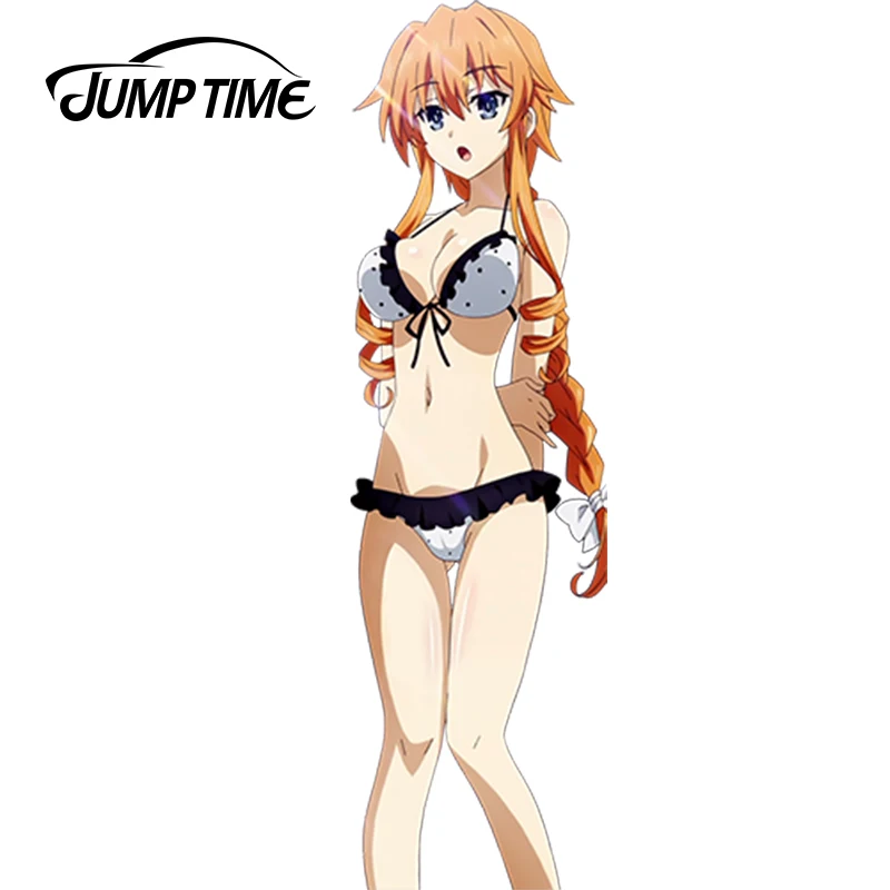 JumpTime 13 см x 3 7 пикантные милые девушки автомобиля Стикеры Date a Live аниме Yamai Yuzuru