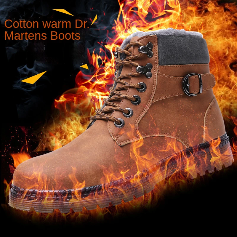 2021 New Men Snow Boots Warm Winter Lace-up Thicken Plus Velvet Casual Fashion Sneakers Hiking Mountaineering Martin Ankle Boots
2021 New Men Snow Boots Warm Winter Lace-up Thicken Plus Velvet Casual Fashion Sneakers Hiking Mountaineering Martin Ankle Boots