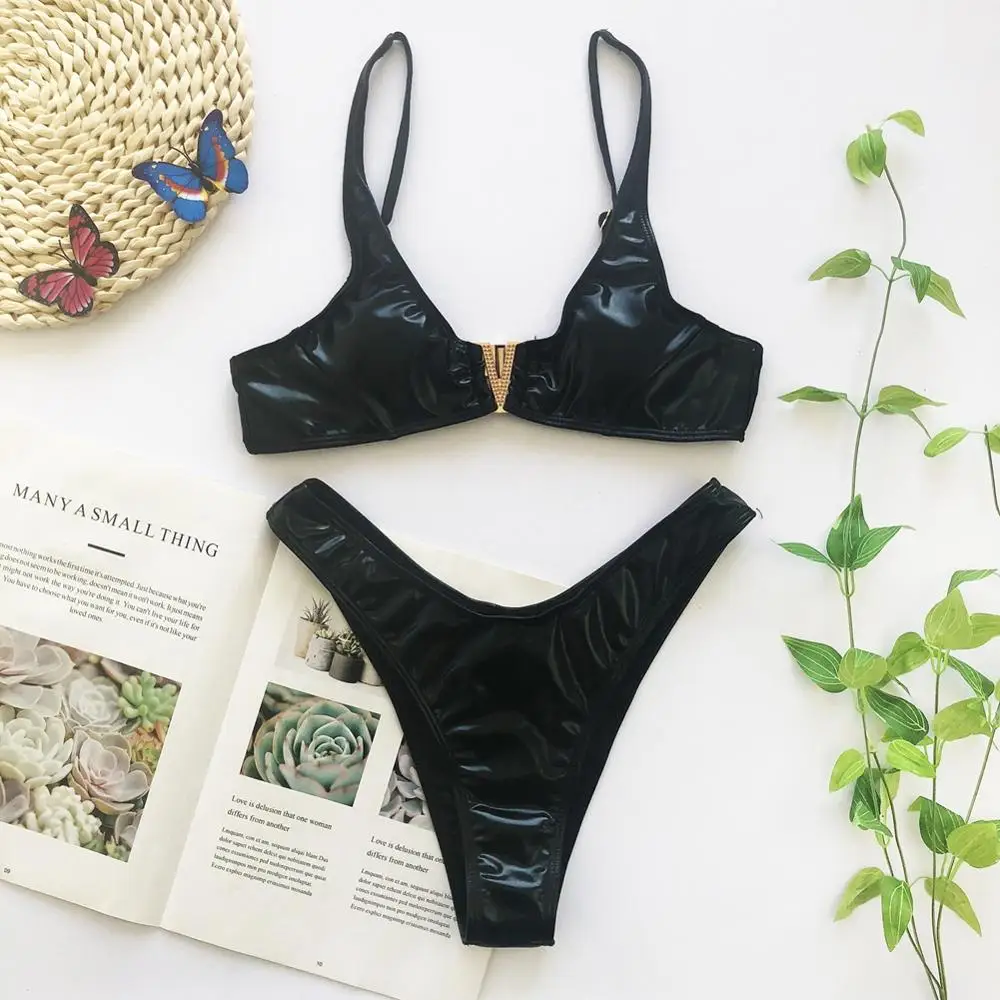 Sexy Solid Swimsuit Women Low Waist Bikinis Padded Push Up Swimwear Women Polyester Bathing Suit Beach Wear Swim Bikini Sets
Sexy Solid Swimsuit Women Low Waist Bikinis Padded Push Up Swimwear Women Polyester Bathing Suit Beach Wear Swim Bikini Sets