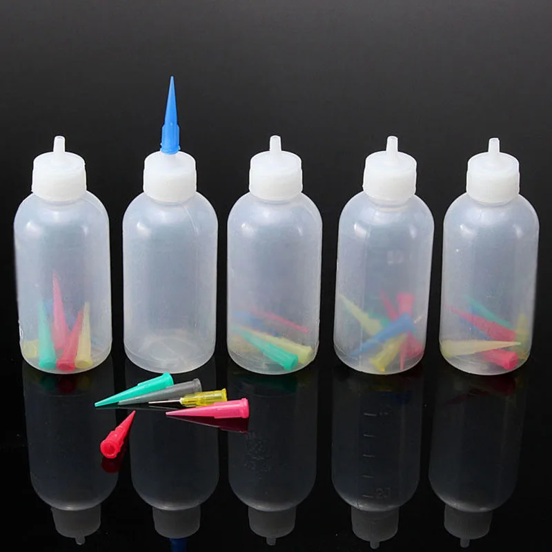 5pcs 50ml Plastic Squeeze Bottle Condiment Dispenser Ketchup Mustard Sauce Vinegar Condiment Bottle Kitchen Tools & Gadgets
5pcs 50ml Plastic Squeeze Bottle Condiment Dispenser Ketchup Mustard Sauce Vinegar Condiment Bottle Kitchen Tools & Gadgets