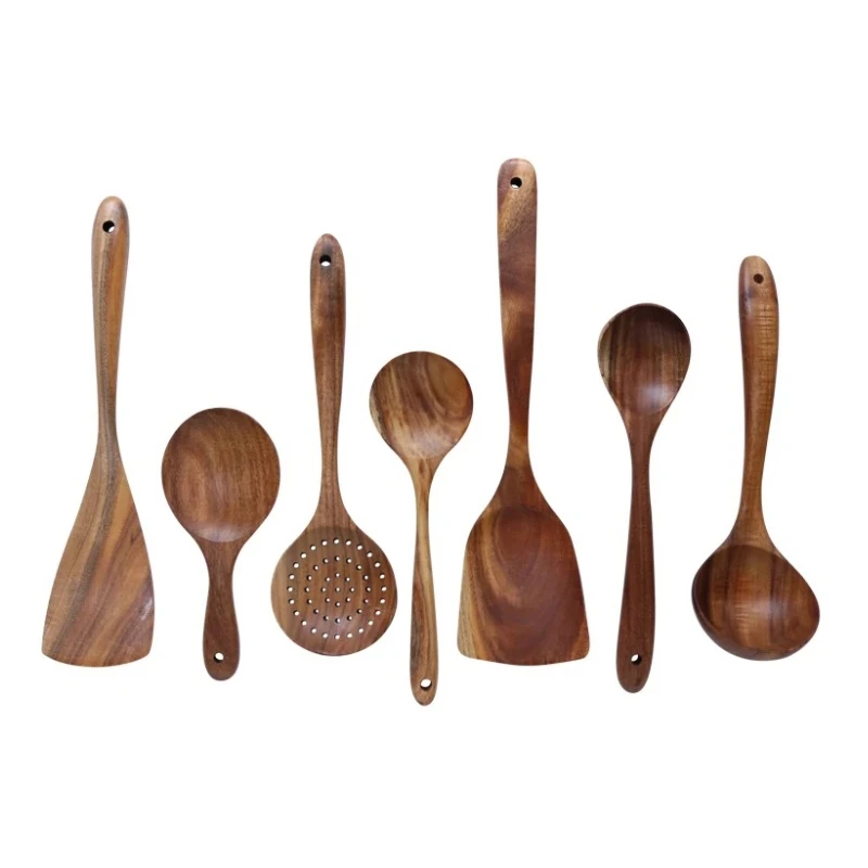 Natural Wood Tableware Spoon Colander Long Handle Spoon Wooden Non-Stick Spatula Kitchen Tool Wooden Spoon/Shovel Cooking Tools
Natural Wood Tableware Spoon Colander Long Handle Spoon Wooden Non-Stick Spatula Kitchen Tool Wooden Spoon/Shovel Cooking Tools