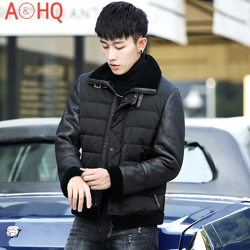 Men's Down Jacket Men 2021 100% Wool Fur Collar Coat Suede Leather Jackets Winter Clothes Mens Chaqueta Hombre LXR841
Men's Down Jacket Men 2021 100% Wool Fur Collar Coat Suede Leather Jackets Winter Clothes Mens Chaqueta Hombre LXR841