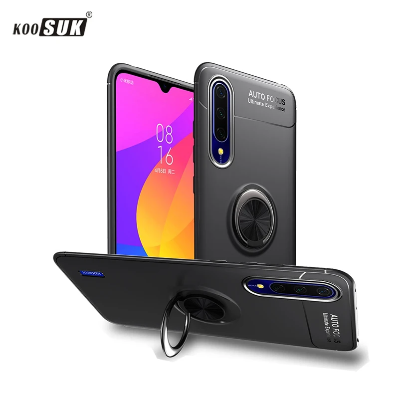 Чехлы для Xiaomi Mi CC9 автомобильный держатель подставка магнитный кронштейн кольцо
