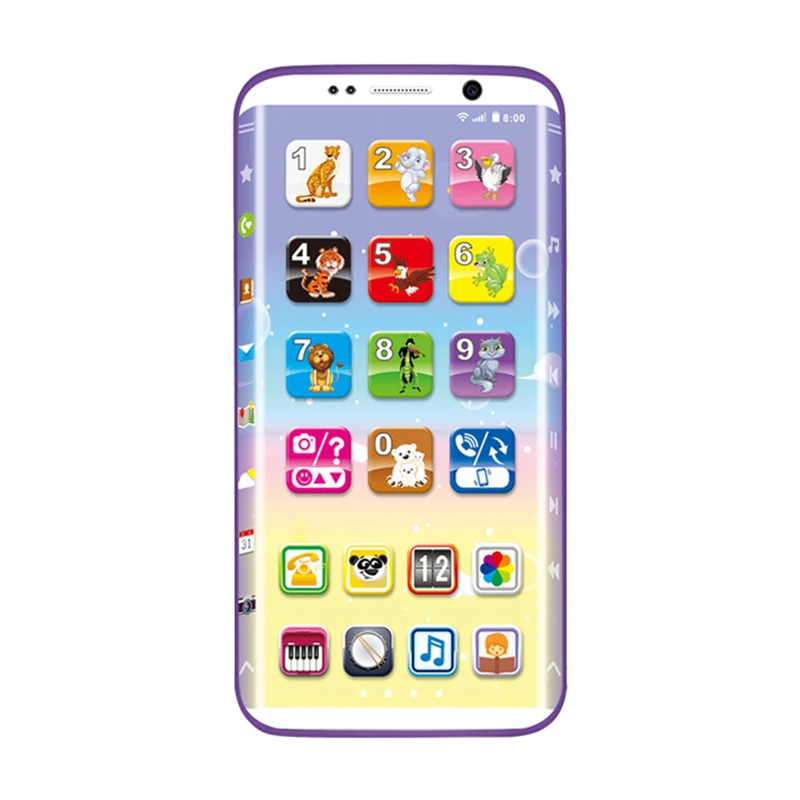 English Multifunctional Learning Curve Screen Mobile Baby Phone Children Intelligent Voice Charging Simulation Mobile Phone Toy
English Multifunctional Learning Curve Screen Mobile Baby Phone Children Intelligent Voice Charging Simulation Mobile Phone Toy