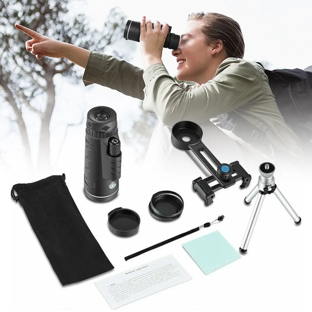 Super High Power 40X60 Portable Night Vision Monocular Telescope Binoculars HD For Camping Hunting Child Gift
Super High Power 40X60 Portable Night Vision Monocular Telescope Binoculars HD For Camping Hunting Child Gift