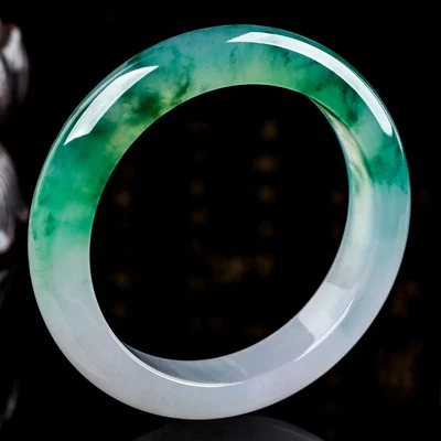 Natural light green two-color Burmese jadeite 54-64mm bracelet, elegant princess jewelry, best gift for mother and girlfriend
Natural light green two-color Burmese jadeite 54-64mm bracelet, elegant princess jewelry, best gift for mother and girlfriend