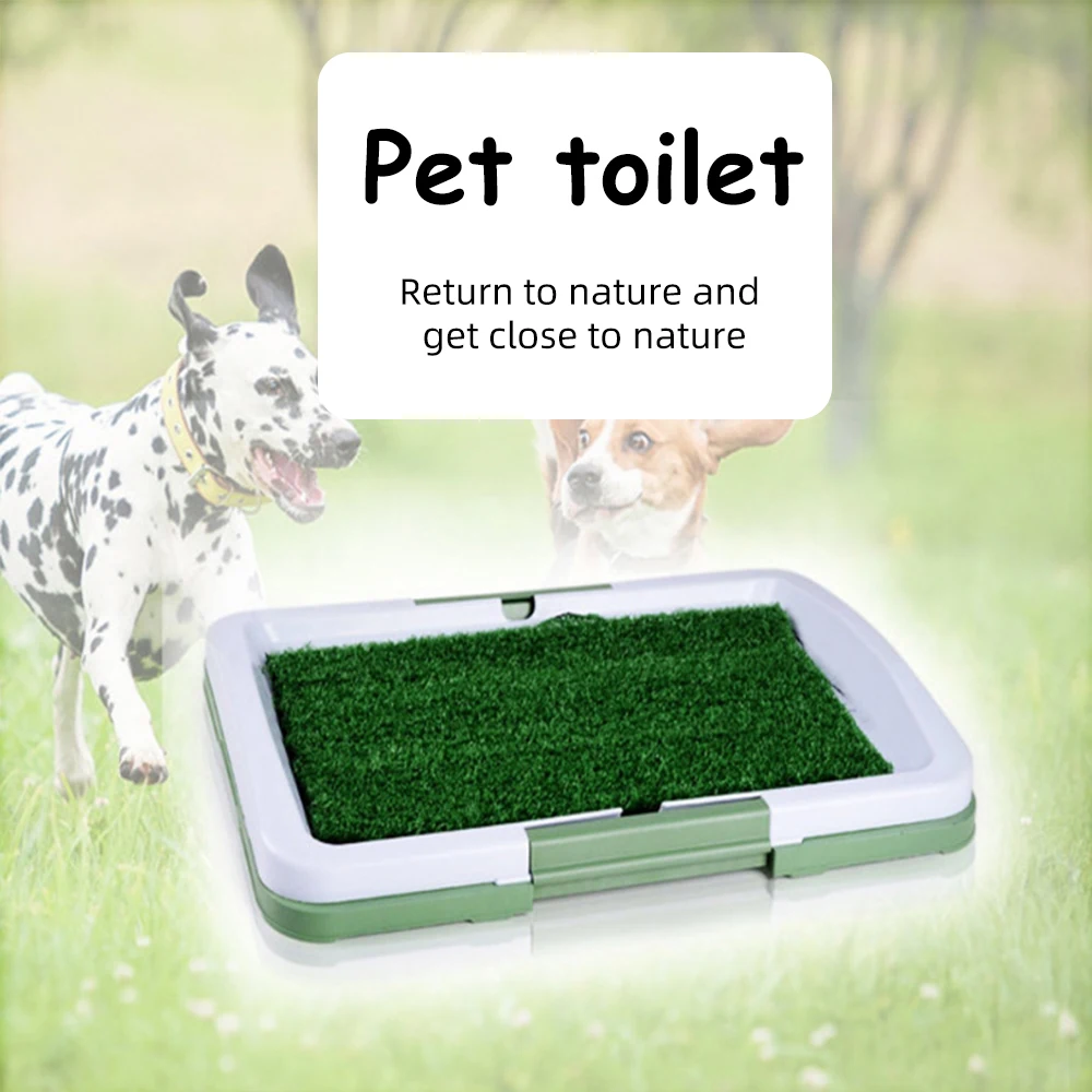 Dog Toilet Puppy Dog Potty Tray Indoor Litter BoxesTrainer Grass Mat Pee Pad For Pet Dogs Pet Training Toilet Pet Supplies
Dog Toilet Puppy Dog Potty Tray Indoor Litter BoxesTrainer Grass Mat Pee Pad For Pet Dogs Pet Training Toilet Pet Supplies