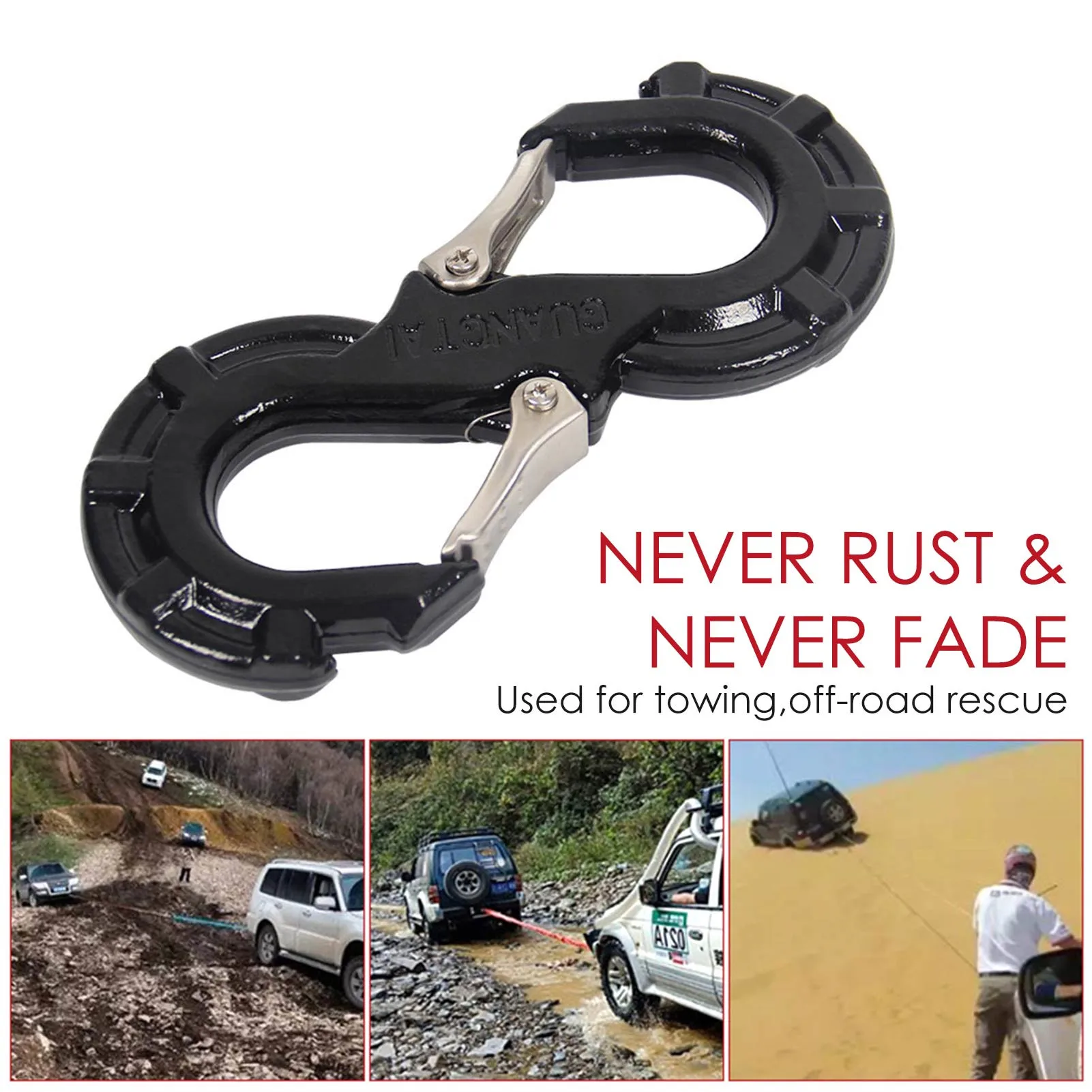 8T-15T Car Off-road Rescue Shackle S Hook Durable Tool Accessories For Emergency Rescue Repairing On The Road
8T-15T Car Off-road Rescue Shackle S Hook Durable Tool Accessories For Emergency Rescue Repairing On The Road