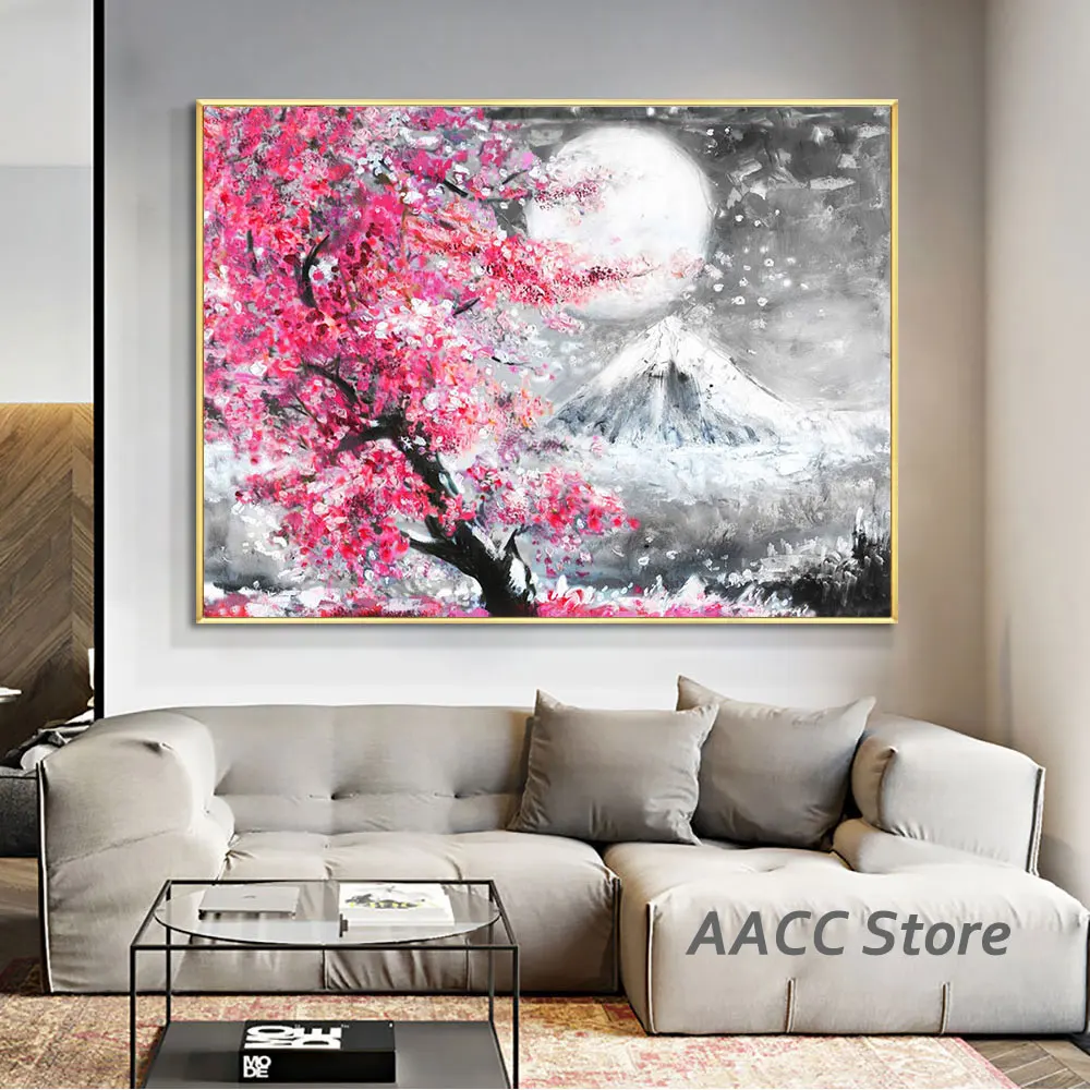 At the Foot of Mount Fuji Landscape With Sakura One Piece Art Decor Bedroom Print Poster Canvas Painting Wall Home Decoration
At the Foot of Mount Fuji Landscape With Sakura One Piece Art Decor Bedroom Print Poster Canvas Painting Wall Home Decoration