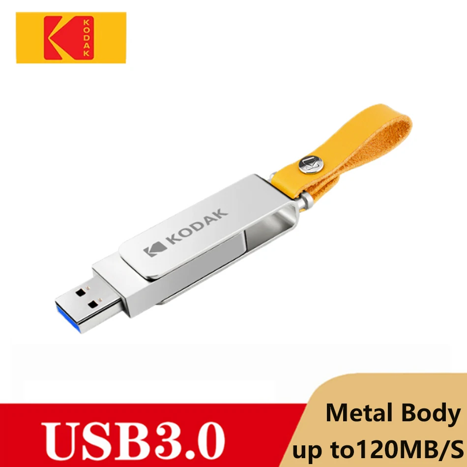 Original Kodak USB Flash drive 32GB 64GB k133 metal flash bellek Car Portable 128gb 256gb Cle USB Pen Disk Stick USB3.0 lanyard
Original Kodak USB Flash drive 32GB 64GB k133 metal flash bellek Car Portable 128gb 256gb Cle USB Pen Disk Stick USB3.0 lanyard