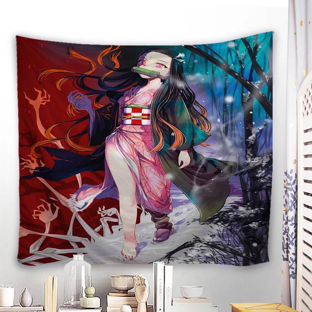 Demon Slayer Tapestry Wall Hanging Sofa Table Bed Cover Mural Beach Blanket Home Dormitory Room Decoration 130*150CM Tapestry
Demon Slayer Tapestry Wall Hanging Sofa Table Bed Cover Mural Beach Blanket Home Dormitory Room Decoration 130*150CM Tapestry
