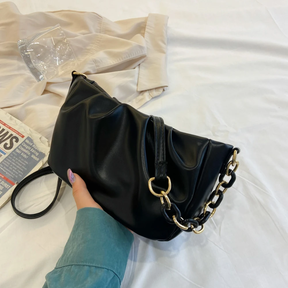 Fashion Women PU Leather Pleated Crossbody Shoulder Messenger Bag Casual Ladies Chain Solid Color Small Handbags Purse
Fashion Women PU Leather Pleated Crossbody Shoulder Messenger Bag Casual Ladies Chain Solid Color Small Handbags Purse