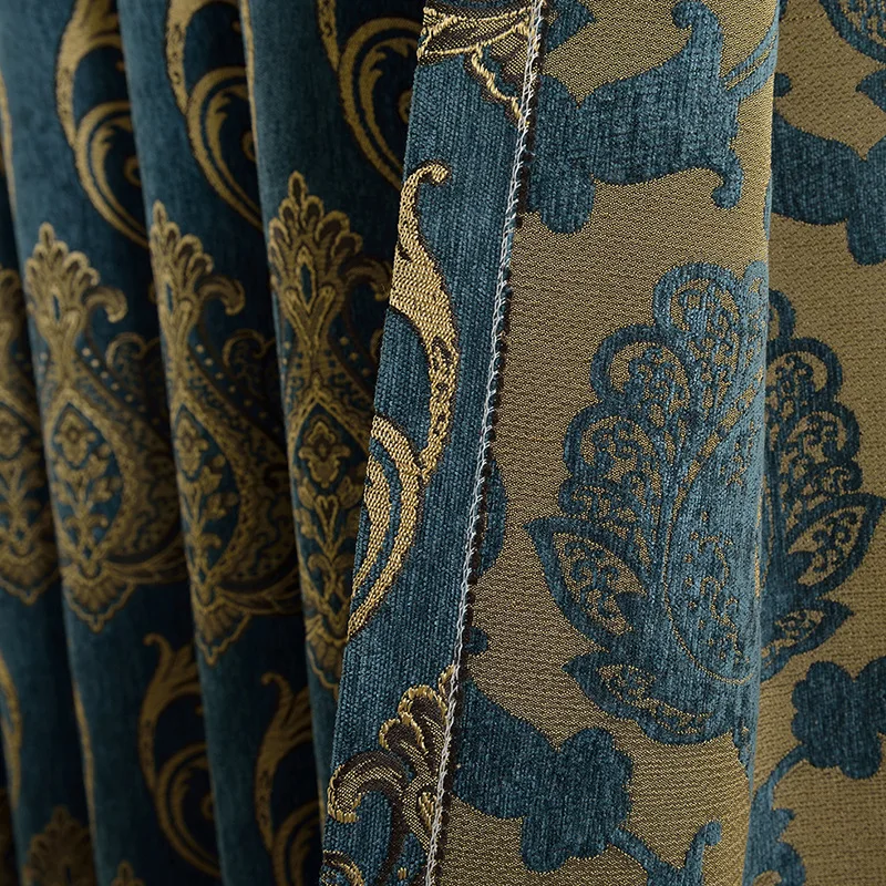 New European Classical Light Luxury Curtain Jacquard Printed Chenille Curtains for Living Room Bedroom High Shading Curtain
New European Classical Light Luxury Curtain Jacquard Printed Chenille Curtains for Living Room Bedroom High Shading Curtain
