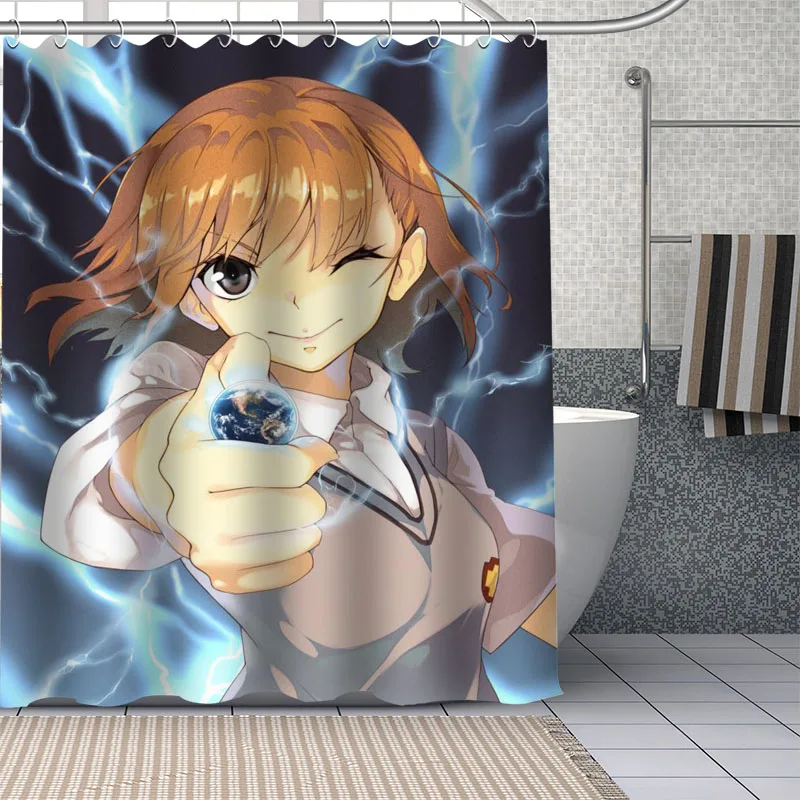 To Aru Majutsu no Index Shower Curtains Waterproof Fabric Bathroom Decoration Supply Washable Bath And Shower Curtain Custom
To Aru Majutsu no Index Shower Curtains Waterproof Fabric Bathroom Decoration Supply Washable Bath And Shower Curtain Custom