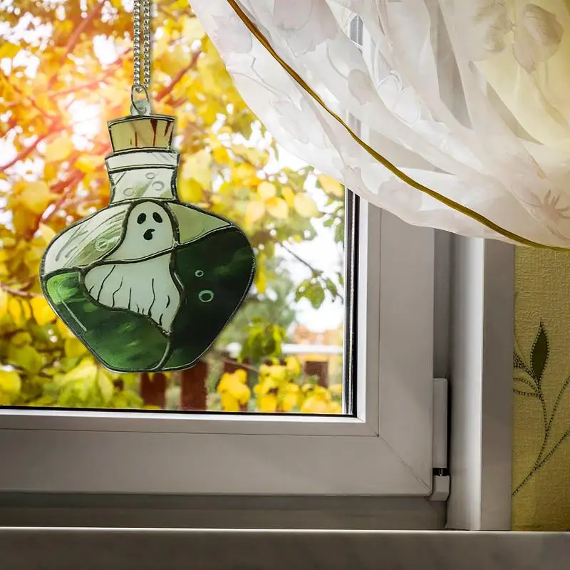 Ghost Stained Acrylic Window Hangings Halloween Decorations Shaped Halloween Decorations Home Wall Hanging Wind Chimes Ornament
Ghost Stained Acrylic Window Hangings Halloween Decorations Shaped Halloween Decorations Home Wall Hanging Wind Chimes Ornament