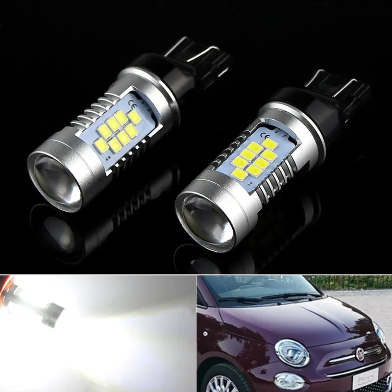 2pcs White 6000k W21/5W LED 7443 T20 W21 5W LED Bulb for 2009-2016 Fiat 500 led Day DRL Daytime Running Lights
2pcs White 6000k W21/5W LED 7443 T20 W21 5W LED Bulb for 2009-2016 Fiat 500 led Day DRL Daytime Running Lights