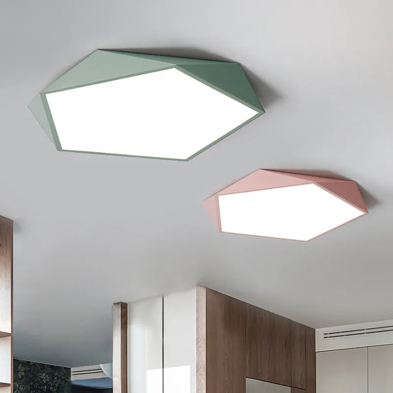 Modern LED Ceiling lamp Geometric polygon iron metal PVC indoor lighting Bedroom dining room decoration light fixture AC110-265V
Modern LED Ceiling lamp Geometric polygon iron metal PVC indoor lighting Bedroom dining room decoration light fixture AC110-265V