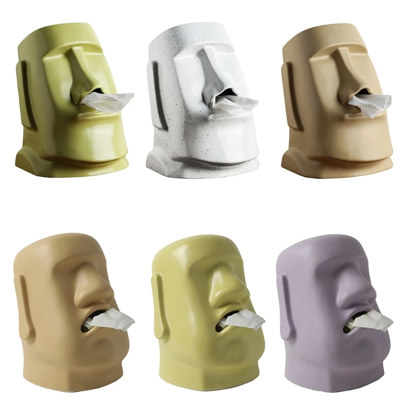 Creative Paper Holder Easter Island Moai Tissue Box Stone Statue Figure Moai Napkin Box Innovative 3D Sanitary Paper
Creative Paper Holder Easter Island Moai Tissue Box Stone Statue Figure Moai Napkin Box Innovative 3D Sanitary Paper