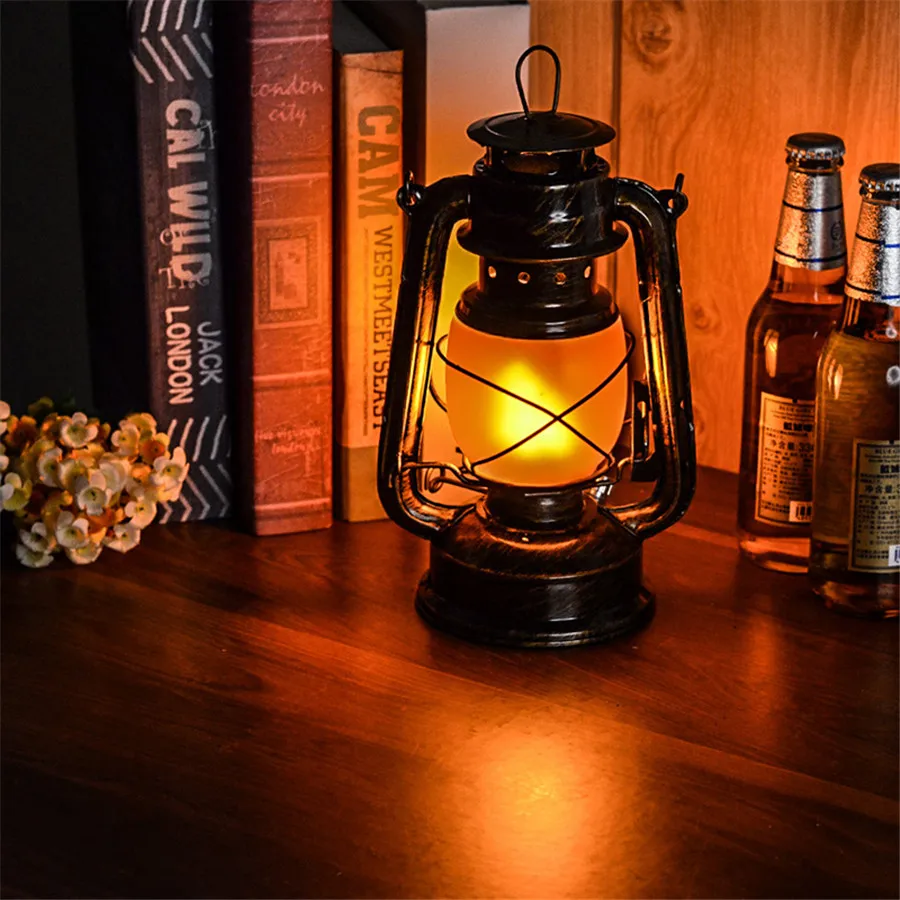 Novelty LED Kerosene Table Lamp Indoor Room Decoration Industrial Rechargeable Bedside Bar Cafe Desk Hanging Lantern Night Light
Novelty LED Kerosene Table Lamp Indoor Room Decoration Industrial Rechargeable Bedside Bar Cafe Desk Hanging Lantern Night Light