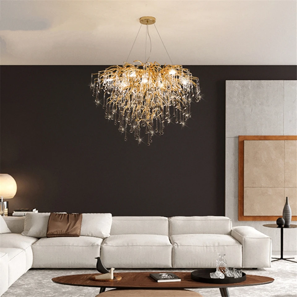 Nordic Luxury Crystal LED Chandelier Lighting for Stairs LOFT Villa Large Pendant Lamps for Living Room Hotel Art Decor Lighting
Nordic Luxury Crystal LED Chandelier Lighting for Stairs LOFT Villa Large Pendant Lamps for Living Room Hotel Art Decor Lighting