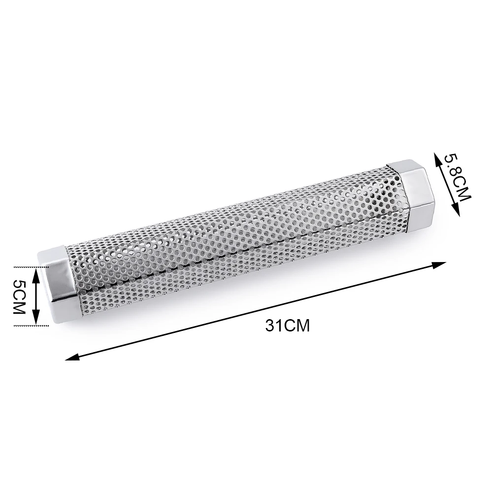 BBQ Smoke Generators Pellet Smoker Tube 12 Stainless Steel Hex BBQ Wood Pellet Tube Works Gas Electric Charcoal Grills BBQ Tools
BBQ Smoke Generators Pellet Smoker Tube 12 Stainless Steel Hex BBQ Wood Pellet Tube Works Gas Electric Charcoal Grills BBQ Tools