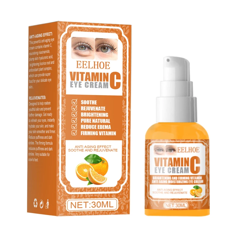 EELHOE Vitamin C Eye Cream Moisturizing Moisturizing Effectively Fights Fat Particles Dark Circles Reduces Oog creme Eyes Care
EELHOE Vitamin C Eye Cream Moisturizing Moisturizing Effectively Fights Fat Particles Dark Circles Reduces Oog creme Eyes Care