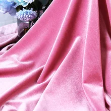 160cm Wide Polyester Knitting Velvet Fabric In Winter Short Brushed Fabric For Stage Costumes And Toy Dolls 150gsm