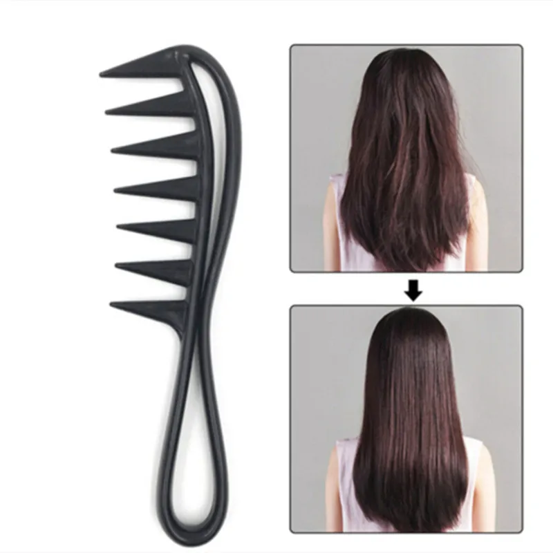 New Handle Grip Large Tooth Detangling Curly Hair Comb Back Head Styling Beard Oil Comb Women Hairdressing Wide Tooth Comb
New Handle Grip Large Tooth Detangling Curly Hair Comb Back Head Styling Beard Oil Comb Women Hairdressing Wide Tooth Comb