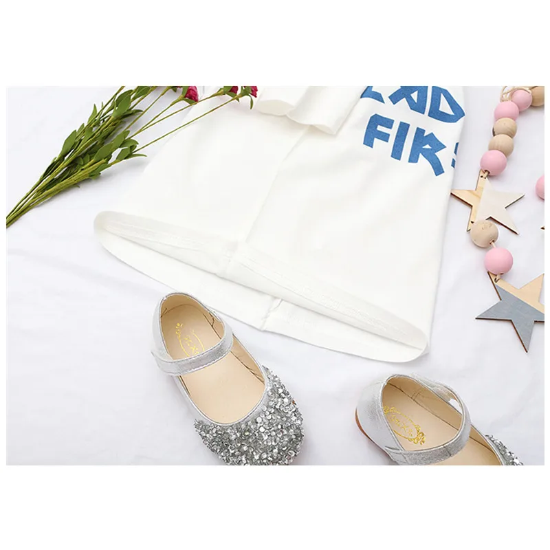 Casual Letter Short Sleeve T Shirt For Children Kids Clothes Summer White Tops Bottoming Girls Shirts camiseta 
Casual Letter Short Sleeve T Shirt For Children Kids Clothes Summer White Tops Bottoming Girls Shirts camiseta