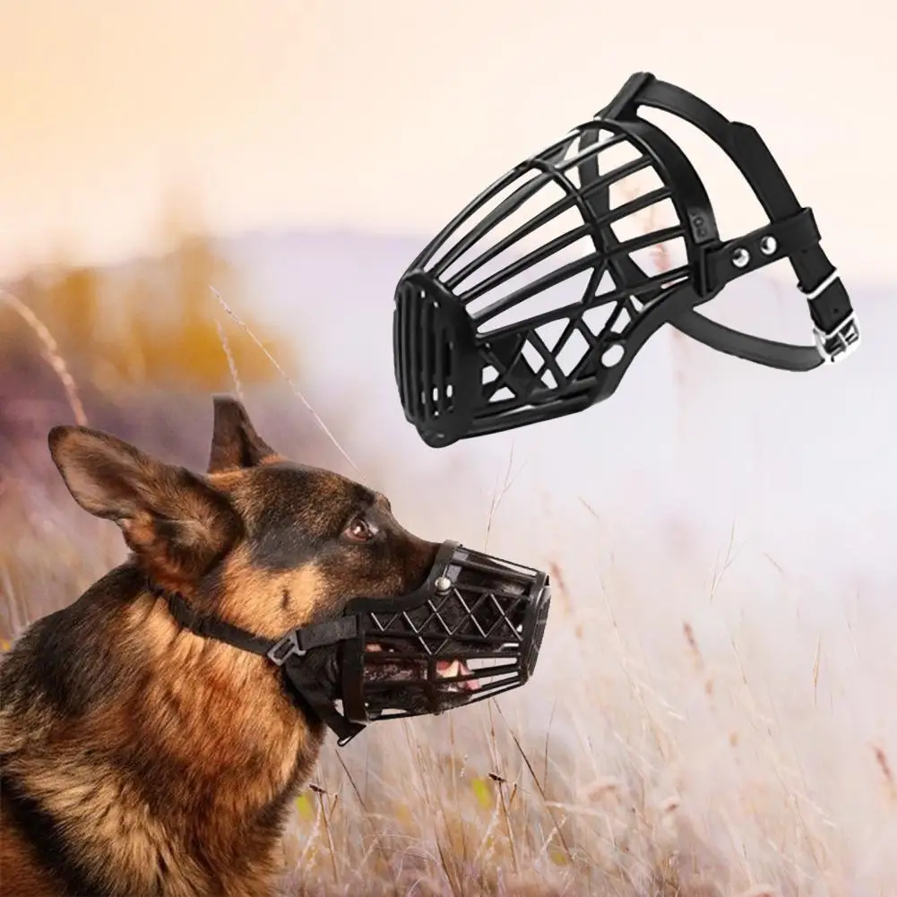 Регулируемая пластиковая корзина для собак намордник щенка защита от лая товары