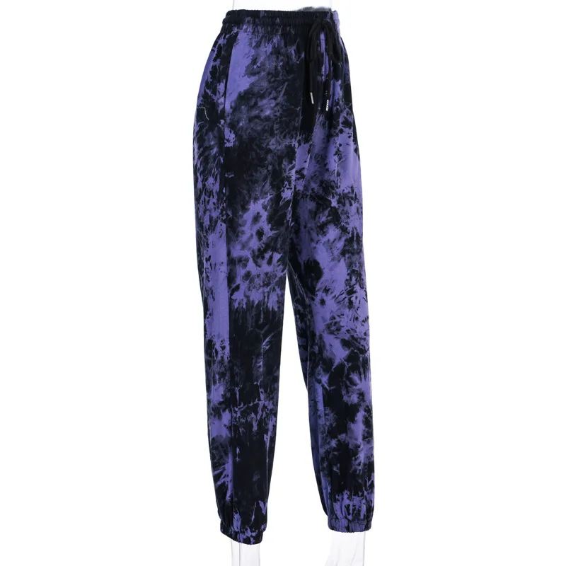 Elegant Tie Dye Print Women's Joggers Cotton Harem Pants Elastic Waist Women's Trousers Gothic Harajuku Pants
Elegant Tie Dye Print Women's Joggers Cotton Harem Pants Elastic Waist Women's Trousers Gothic Harajuku Pants