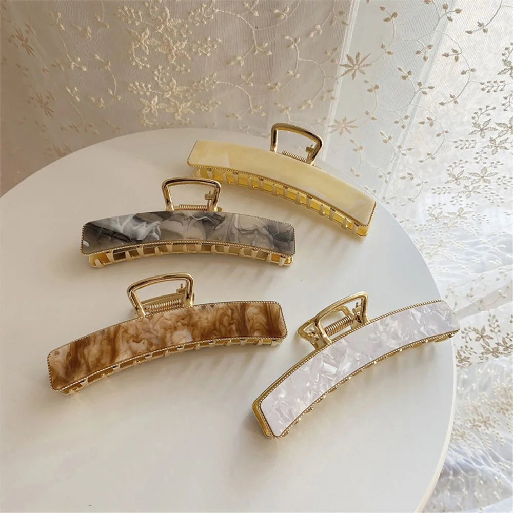 

Women Vintage Hairgrips Trendy Acetic Acid Hairpins Style Barrettes Korea Hair Clips For Women Fashion Hair Accessories Tools