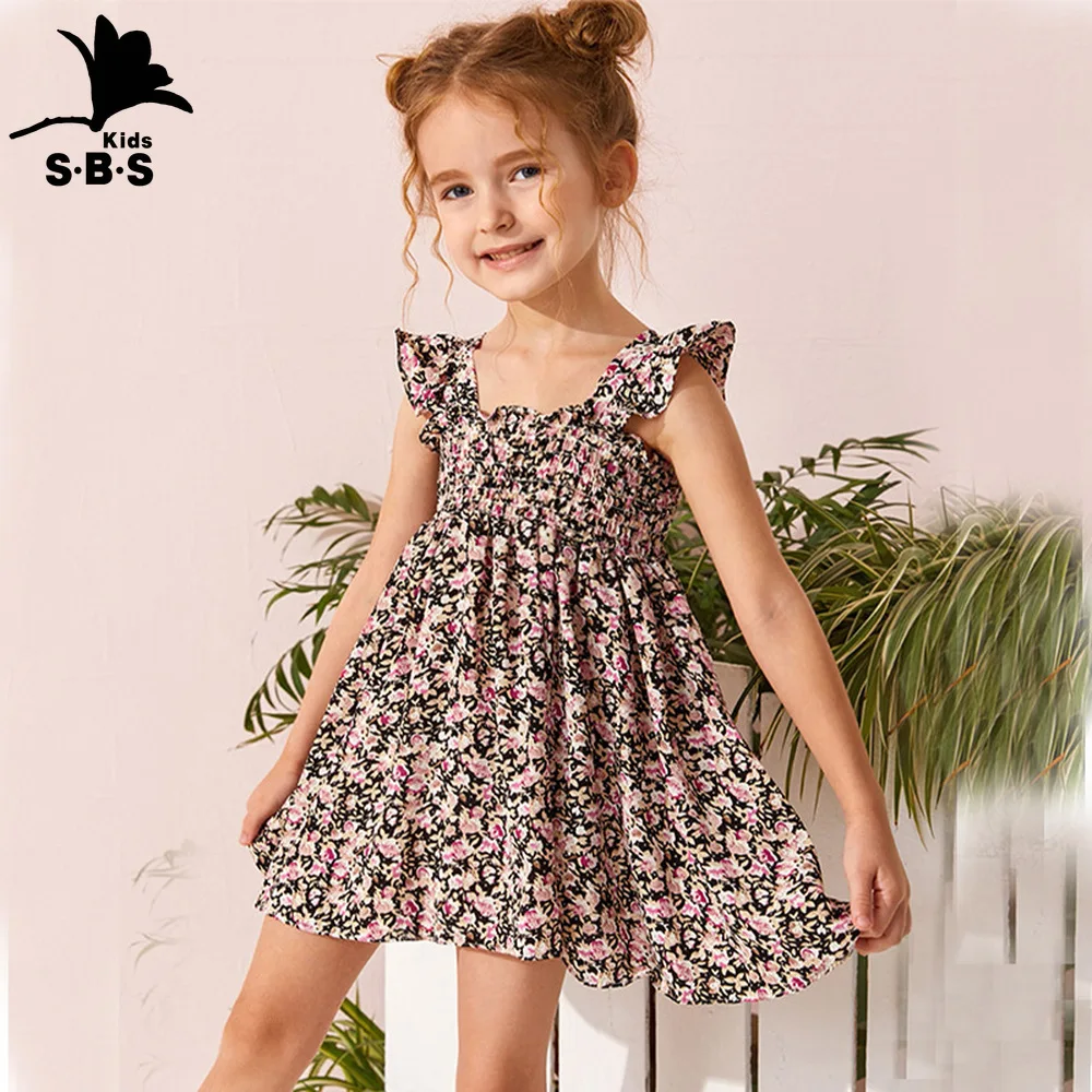 Summer Kids Dresses for Girls Square Neck Baby Children's Camisole Sleeveless Floral Princess Dress Children Fashion Clothes
Summer Kids Dresses for Girls Square Neck Baby Children's Camisole Sleeveless Floral Princess Dress Children Fashion Clothes