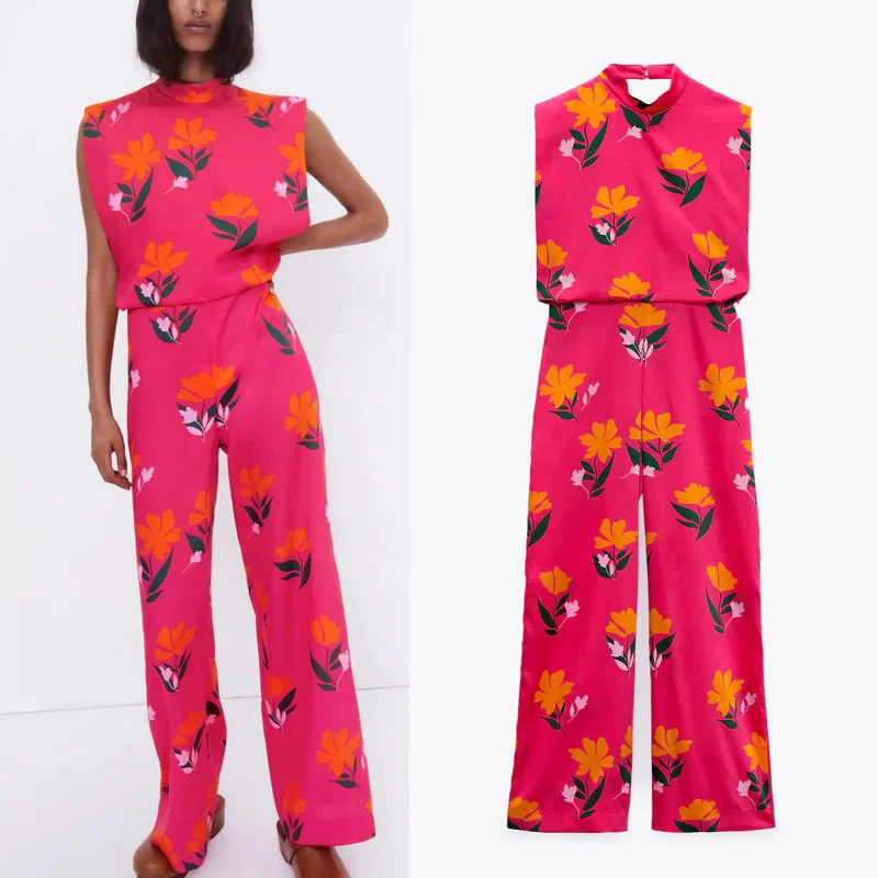 Женский комбинезон с широкими штанинами, повседневный комбинезон с высоким круглым вырезом и открытой спиной, лето 2021
Женский комбинезон с широкими штанинами, повседневный комбинезон с высоким круглым вырезом и открытой спиной, лето 2021