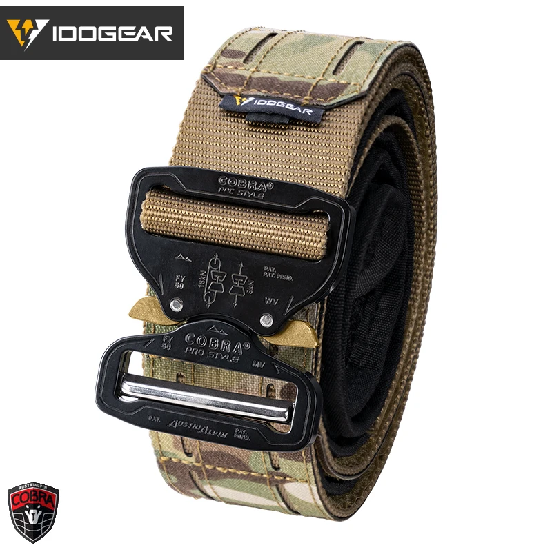 IDOGEAR 2" Tactical Belt Metal COBRA Buckle Laser MOLLE Mens Belts Quick Release 3421
IDOGEAR 2" Tactical Belt Metal COBRA Buckle Laser MOLLE Mens Belts Quick Release 3421
