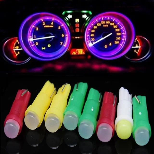 10PCS T5 Cob T5 LED Car Interior Light Auto Side Wedge Dashboard Gauge Instrument Lamp Bulb T5 1SMD3D LED Car Lights For Car
10PCS T5 Cob T5 LED Car Interior Light Auto Side Wedge Dashboard Gauge Instrument Lamp Bulb T5 1SMD3D LED Car Lights For Car