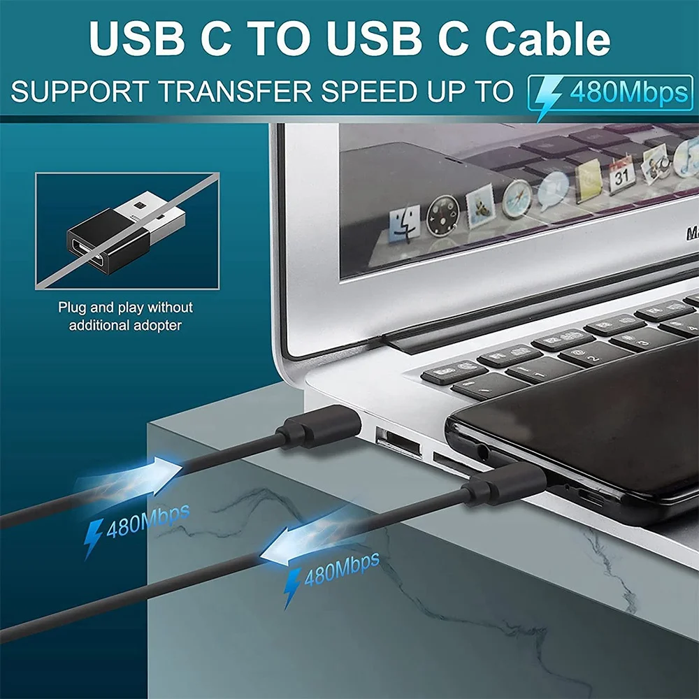 Зарядное устройство типа C 25 Вт USB 2 шт. 6 футов кабель для Samsung Galaxy S21/ S21 Ultra/S21 Plus/S20