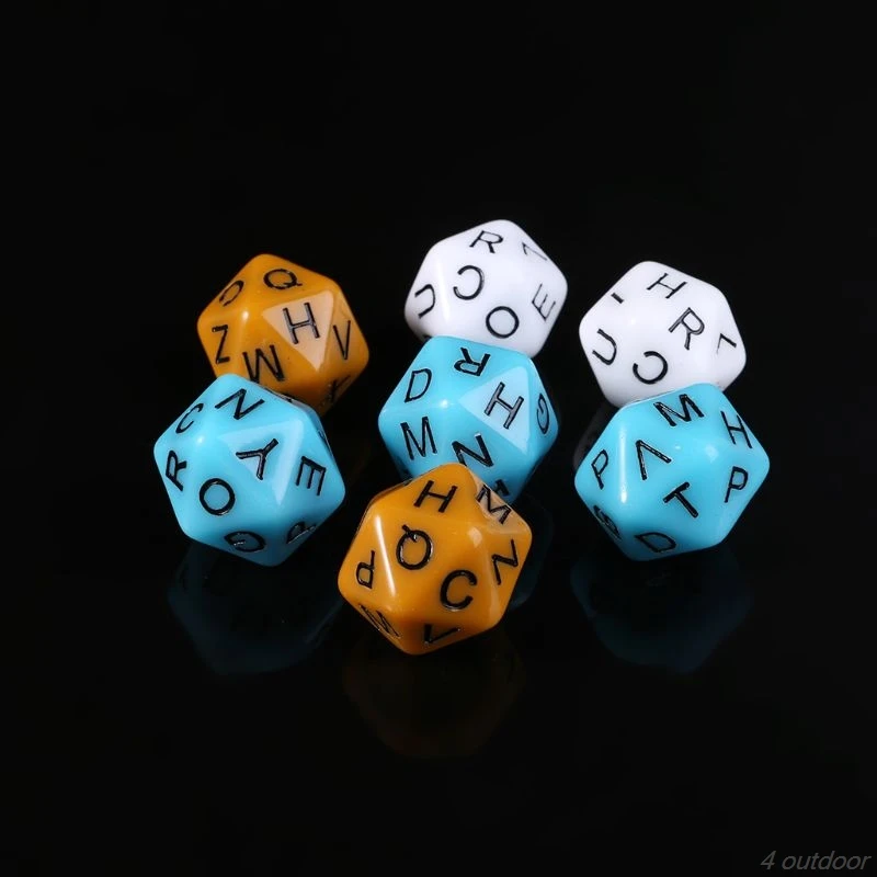 7pcs/set 20-Sided D20 English Alphabet Letters Dials Board Game Accessories For Kids Educational Toys M01 21 Dropshipping
7pcs/set 20-Sided D20 English Alphabet Letters Dials Board Game Accessories For Kids Educational Toys M01 21 Dropshipping