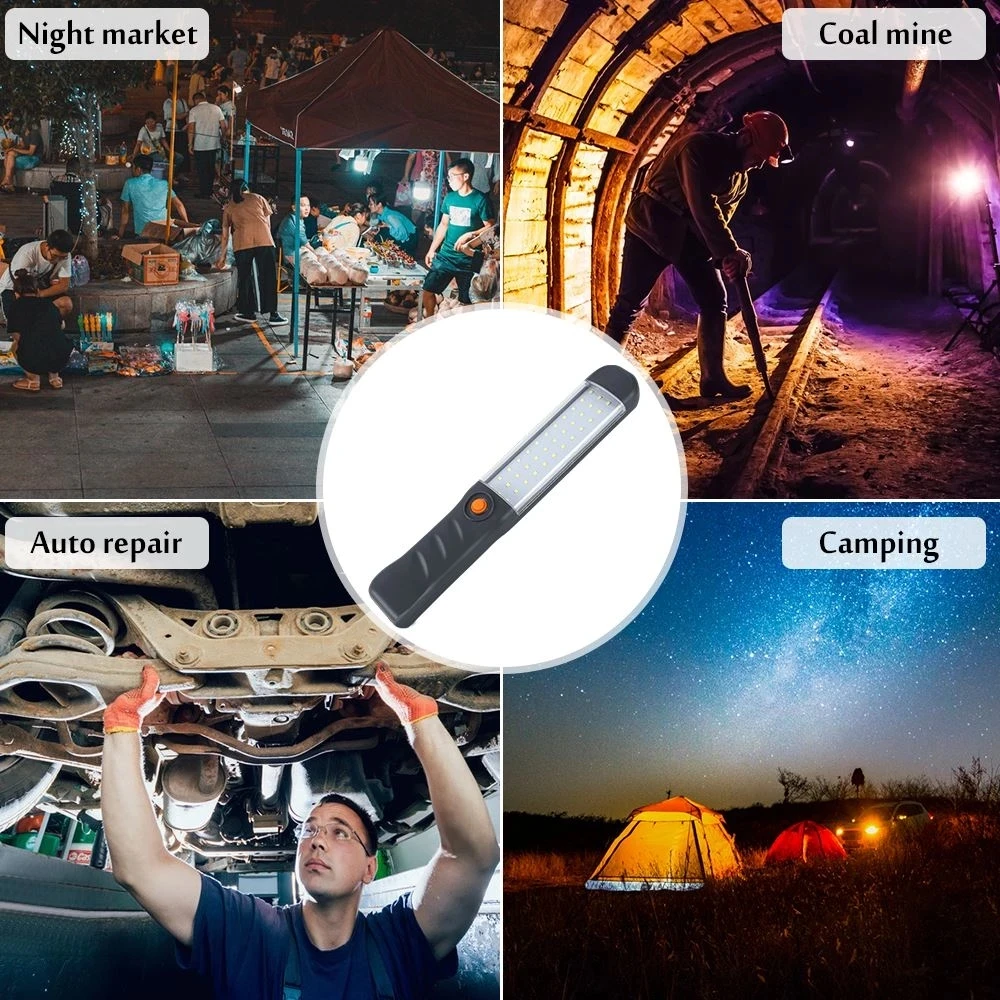 LED Work Light Flashlight Built-in Battery Searchlight Camping Lamp Repair Hand hold Backpack lighting Spotlight
LED Work Light Flashlight Built-in Battery Searchlight Camping Lamp Repair Hand hold Backpack lighting Spotlight