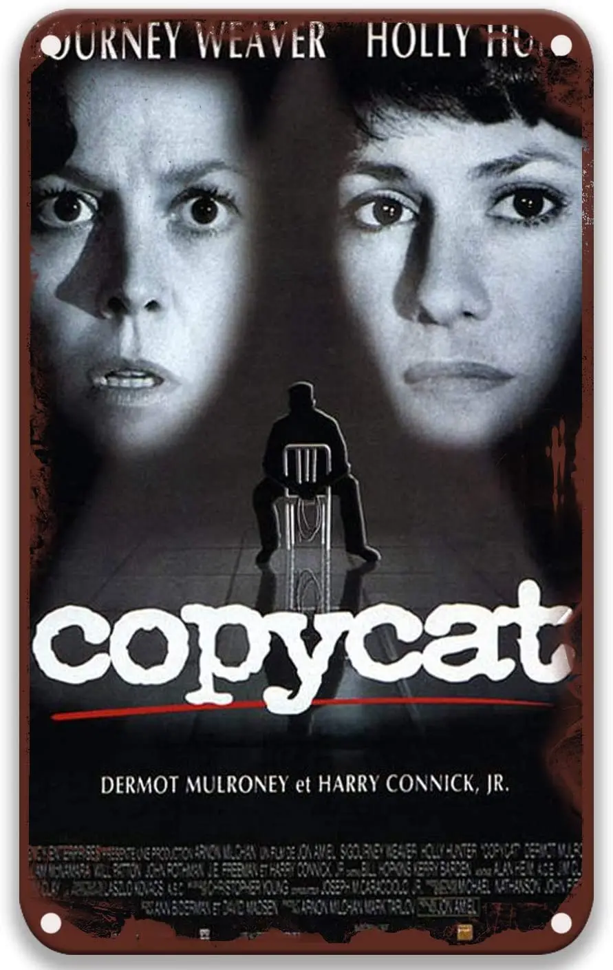 TGDB Copycat (1995) Movie Tin Signs Vintage Movies Poster Plaque for Living Room Home Decor Bathroom Art 8x12 Inches
TGDB Copycat (1995) Movie Tin Signs Vintage Movies Poster Plaque for Living Room Home Decor Bathroom Art 8x12 Inches