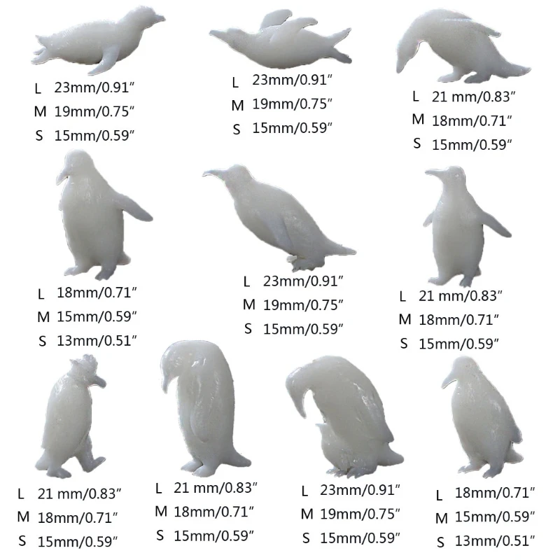 10 Shapes Silicone Mini Penguin Modeling Resin Mold Landspace Fillings Resin Jewelry Fillings Resin Casting Art Crafts
10 Shapes Silicone Mini Penguin Modeling Resin Mold Landspace Fillings Resin Jewelry Fillings Resin Casting Art Crafts