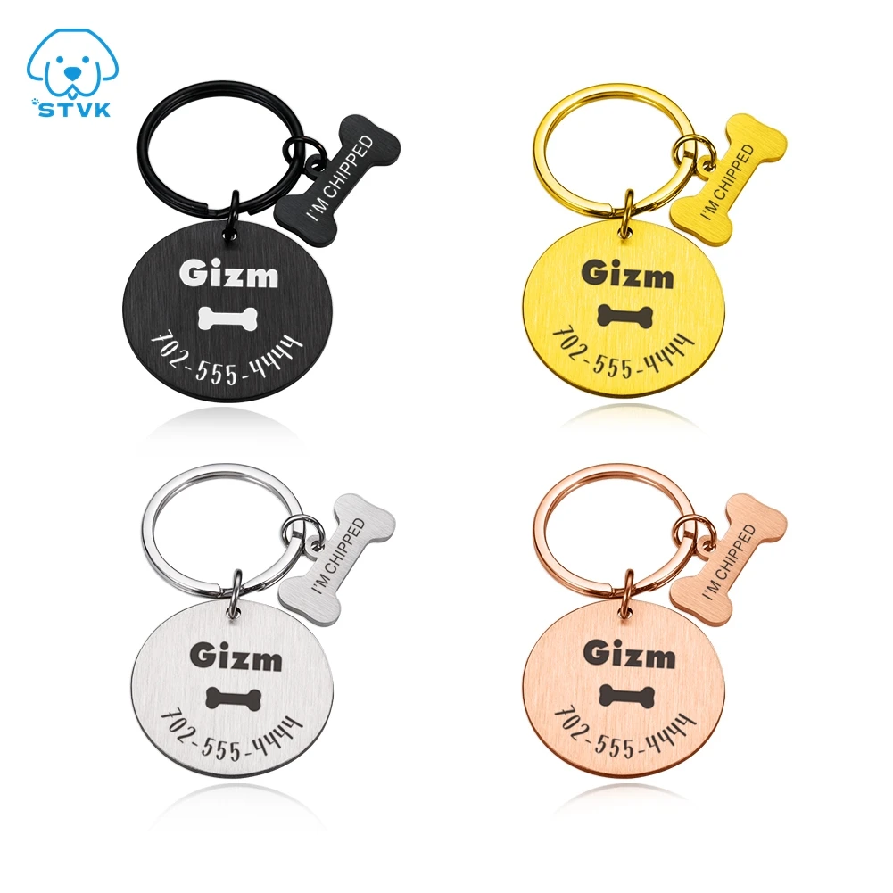 Personalized Dog Cat Tags Engraved Cat Dog Puppy Pet ID Name Custom Engraved Necklace Chain Charm Supplies For Pets Tag Products
Personalized Dog Cat Tags Engraved Cat Dog Puppy Pet ID Name Custom Engraved Necklace Chain Charm Supplies For Pets Tag Products