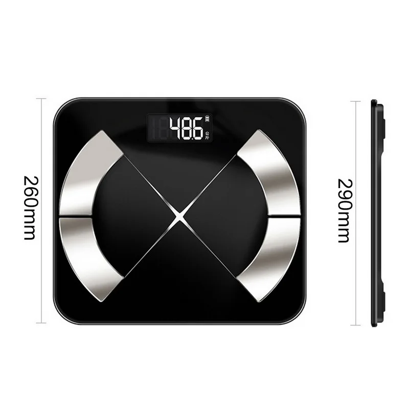 Smart Electronic LED Digital Weight Scale Balance Wireless Body Fat Scale LCD Display Bluetooth APP Health Analyzer
Smart Electronic LED Digital Weight Scale Balance Wireless Body Fat Scale LCD Display Bluetooth APP Health Analyzer