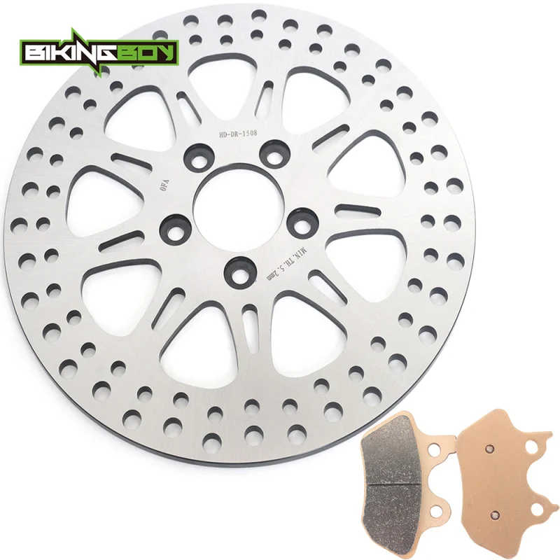 BIKINGBOY Rear Brake Disc Disk Rotor + Pads Sportster XLH XLC Custom XLR XLS Heritage Fat Boy Electra Glide 00 01 02 03 04 05 05
BIKINGBOY Rear Brake Disc Disk Rotor + Pads Sportster XLH XLC Custom XLR XLS Heritage Fat Boy Electra Glide 00 01 02 03 04 05 05