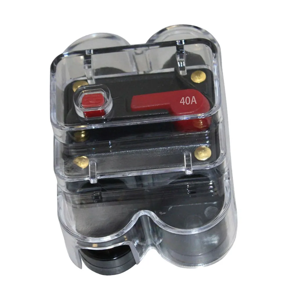 12V-24V DC Circuit Breaker Motor Auto Car Marine Boat Bike Stereo Audio Inline Fuse Inverter Waterproof with Manual Reset
12V-24V DC Circuit Breaker Motor Auto Car Marine Boat Bike Stereo Audio Inline Fuse Inverter Waterproof with Manual Reset