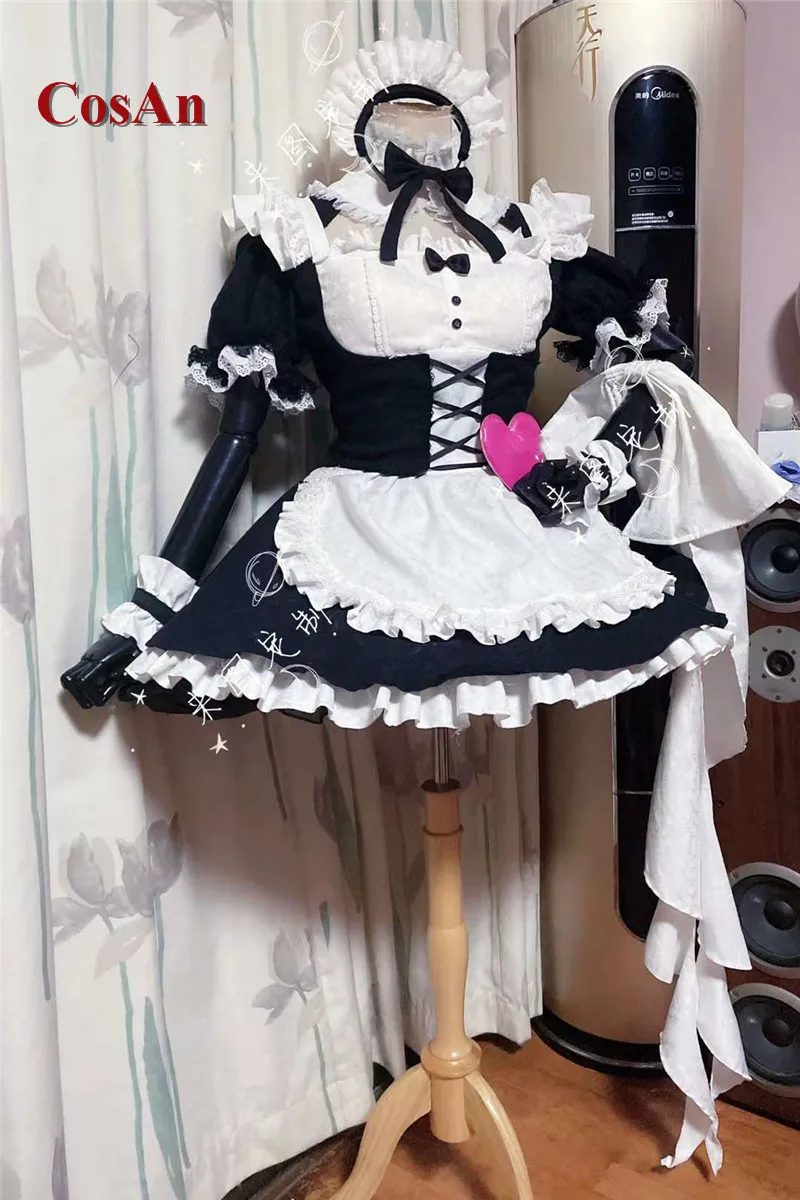 Косплей Костюм косплея CosAn из аниме «Vtuber Shiina Yuika», Великолепная Милая Униформа горничной, для вечевечерние, индивидуальный пошив
Косплей Костюм косплея CosAn из аниме «Vtuber Shiina Yuika», Великолепная Милая Униформа горничной, для вечевечерние, индивидуальный пошив