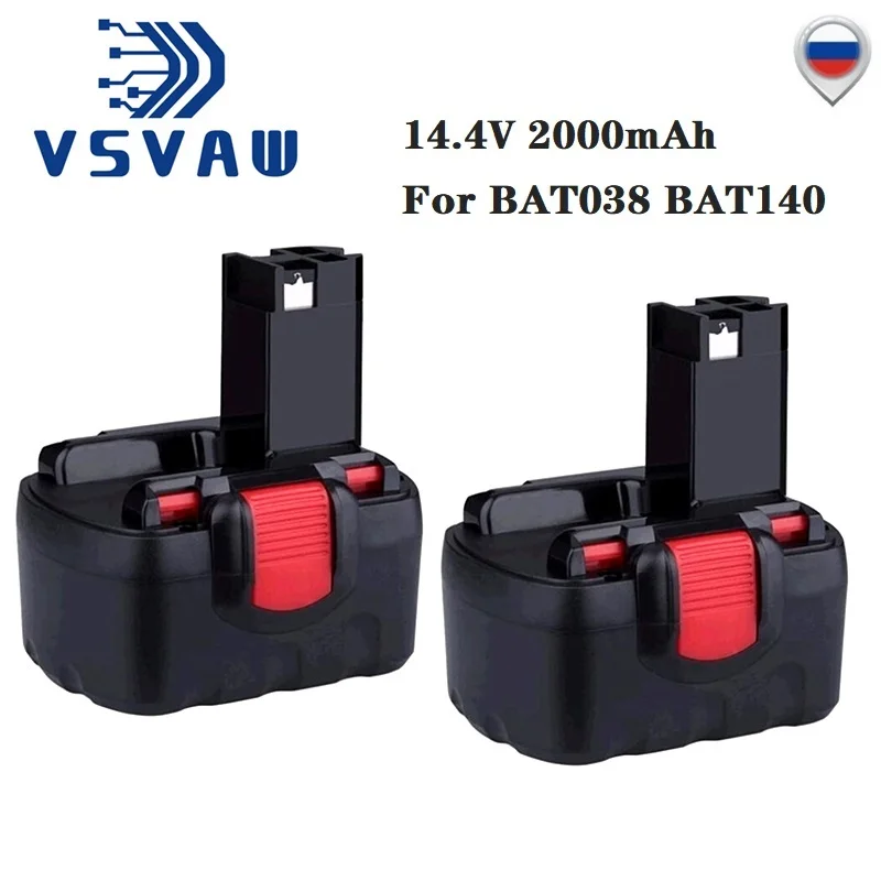 14.4V 2000mAh BAT038 Rechargeable Battery For Bosch BAT038 BAT040 BAT140 BAT159 BAT041 3660K NI-CD PSR GSR GWS GHO 14.4V Battery
14.4V 2000mAh BAT038 Rechargeable Battery For Bosch BAT038 BAT040 BAT140 BAT159 BAT041 3660K NI-CD PSR GSR GWS GHO 14.4V Battery
