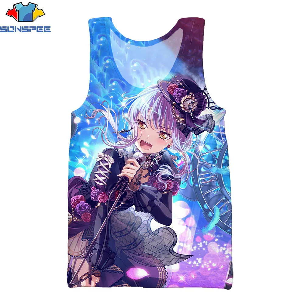 SONSPEE 3D Print Bang Dream Men Women Sleeveless Vest Anime Cute Loli Kawaii Girl Poppin'Party Tank Tops Homme Casual Clothings
SONSPEE 3D Print Bang Dream Men Women Sleeveless Vest Anime Cute Loli Kawaii Girl Poppin'Party Tank Tops Homme Casual Clothings